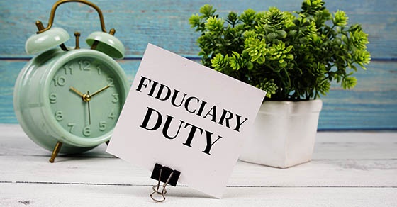 fiduciary,duty,text,written,on,paper,card,with,alarm,clock
